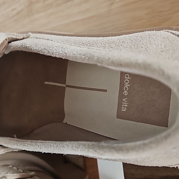 Dolce Vida Elias Flats in Dune Suede Size 6 Excellent Condition Fall Loafers - Picture 8 of 10